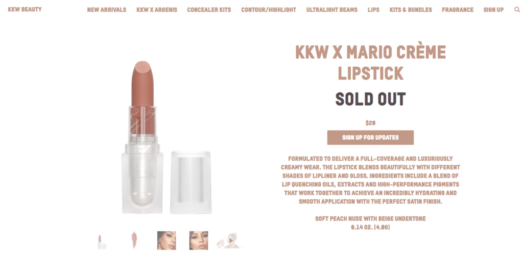 kkw beauty products