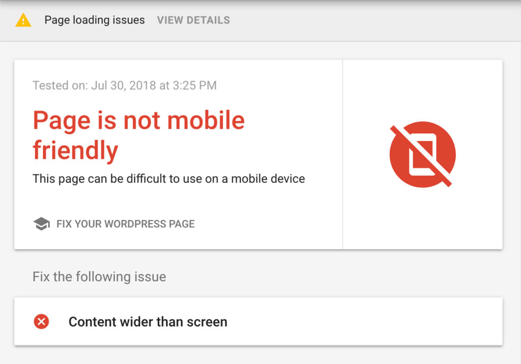 mobile usability issues