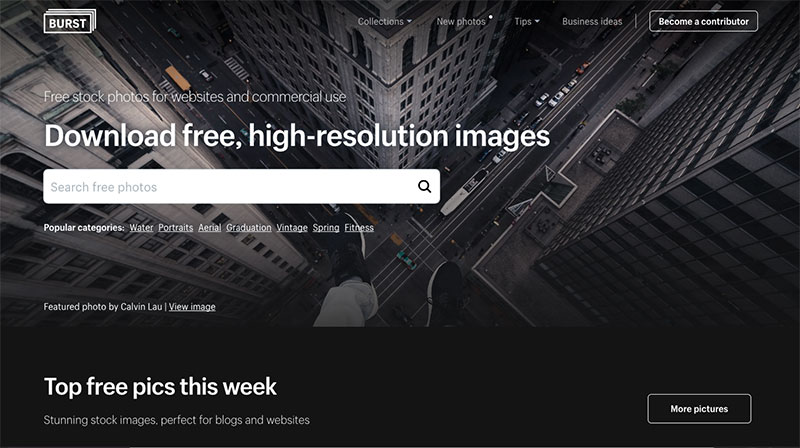 burst shopify high resolution free images online