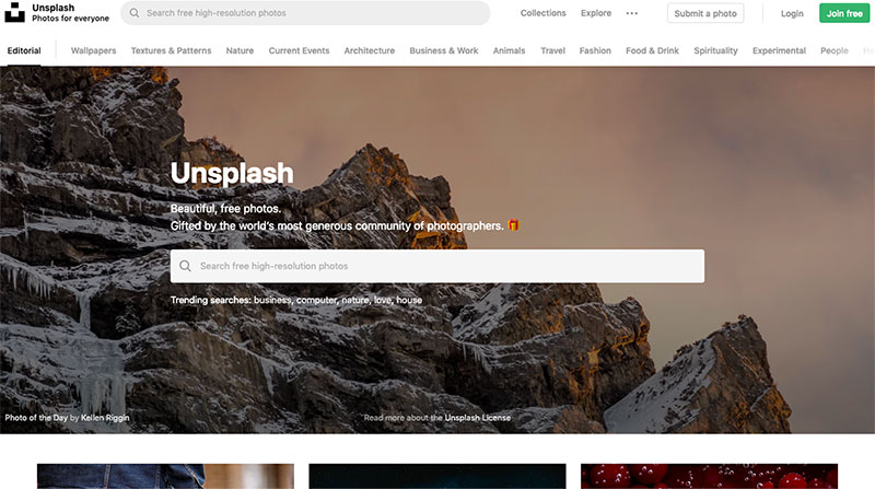 unsplash free stock photos