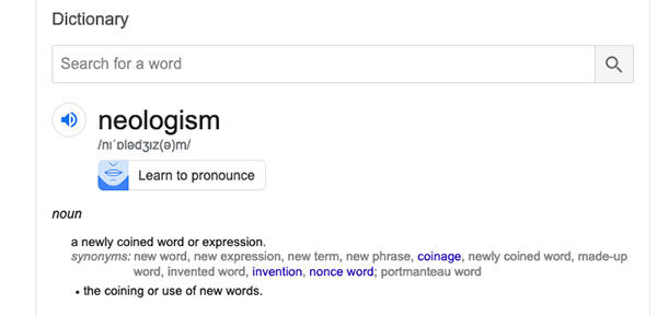 neologism definition