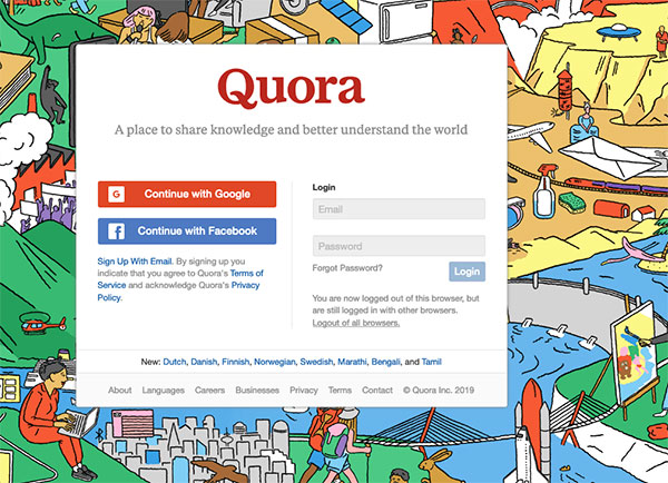 quora questions blog content resource