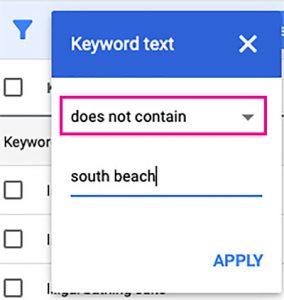 website keywords google keyword planner